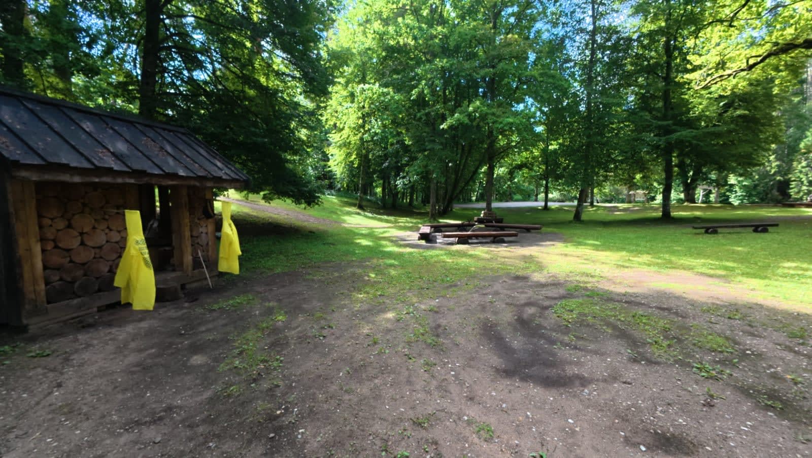 Esimene laagriplats oli hommikuks juba päris kuiv